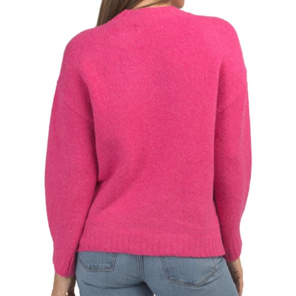 LA BIZ Wool And Alpaca Blend Crew Neck Pull Over Sweater - Picture 2 of 2